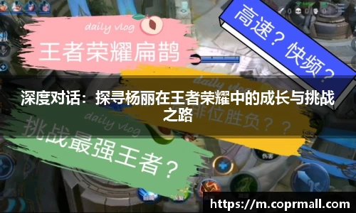 深度对话：探寻杨丽在王者荣耀中的成长与挑战之路