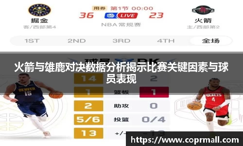 火箭与雄鹿对决数据分析揭示比赛关键因素与球员表现